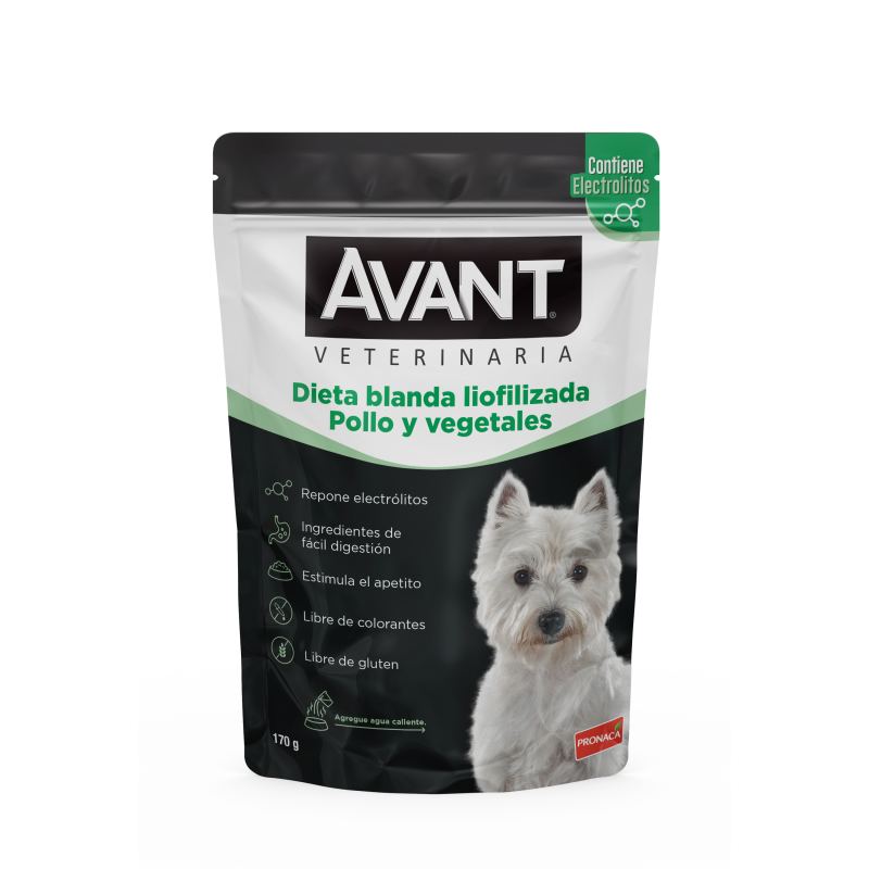 AVANT Dieta Blanda Pollo Vegetales