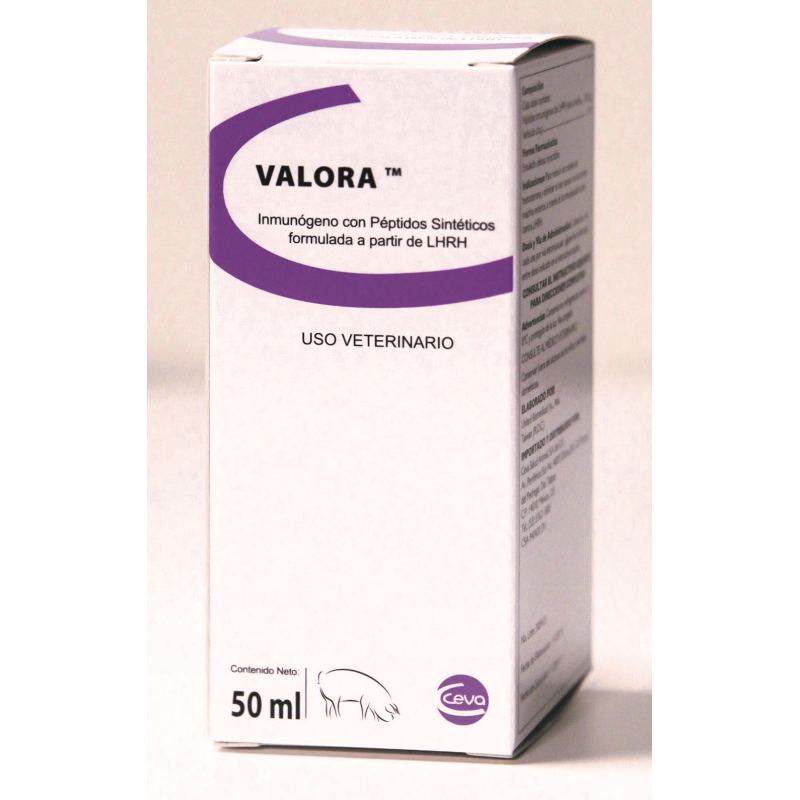 CEVA VALORA elimina olor sexual de cerdos machos caja Ceva Salud animal PMAB Razas Porcinas