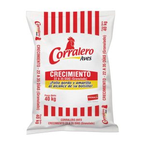 Corralero Aves Crecimiento 22 35 dias Granulado 40kg
