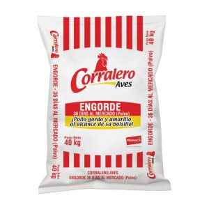 Corralero Aves Engorde 36 dias Polvo 40kg