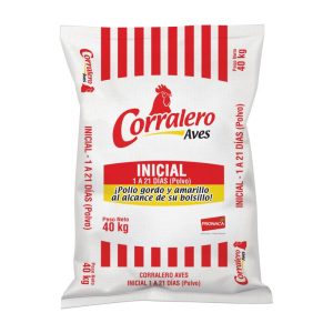 Corralero Aves Inicial 1 a 21 días Polvo 40kg