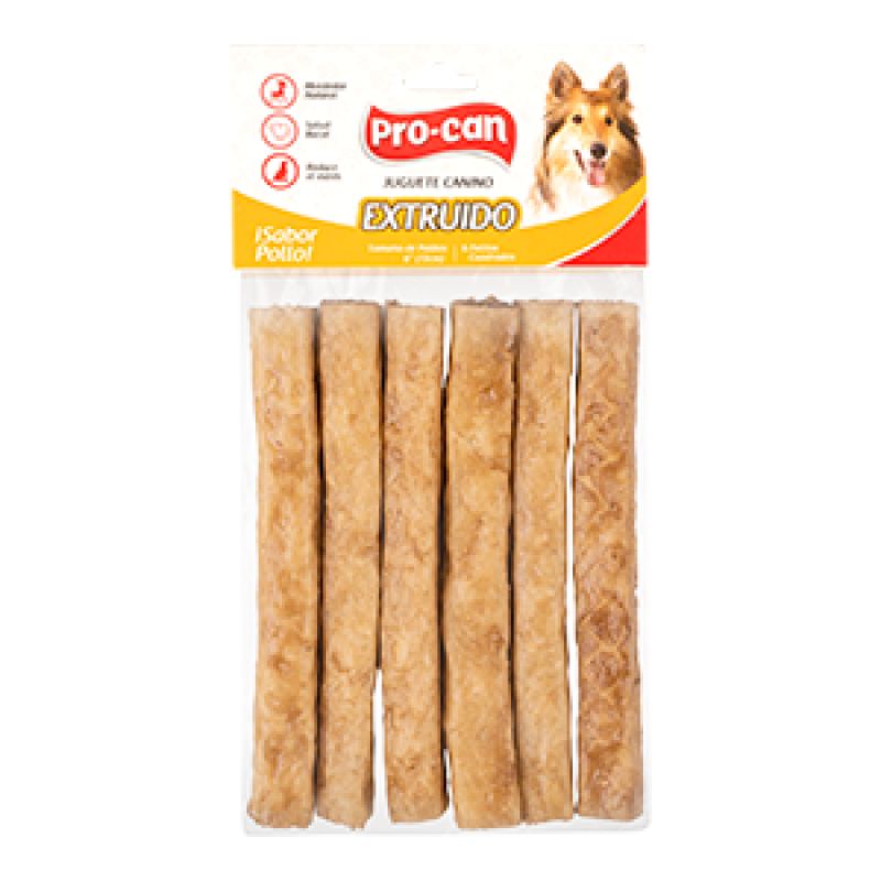 PRO CAN 6 PALITOS P&B CUAD POLLO