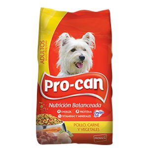 PRO CAN ADULTOS RAZAS PEQUEÑAS POLLO CARNE Y VEGETALES