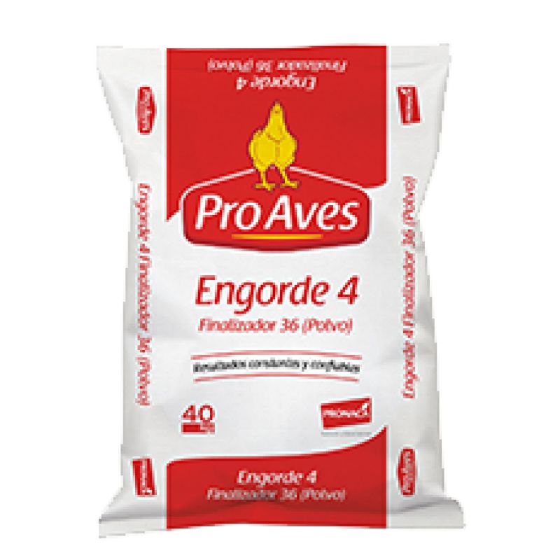 ProAves Engorde 4 Finalizador 36 Polvo 40kg