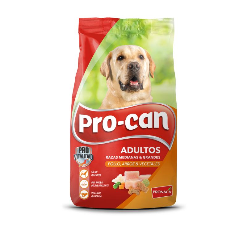 Procan Adultos MedGdes PolloArrozVeget frontSinPeso